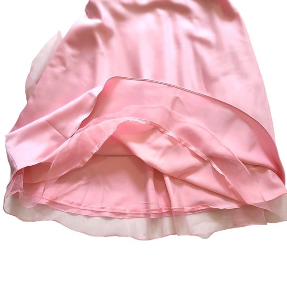 Alfred Angelo Dress Women's Size 4 Pink Strapless Knee Length Party Barbiecore - Picture 6 of 12